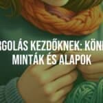 A beginner crocheting with colorful yarn, cozy atmosphere, soft focus on hands and crochet hook, warm lighting, illustrative style.