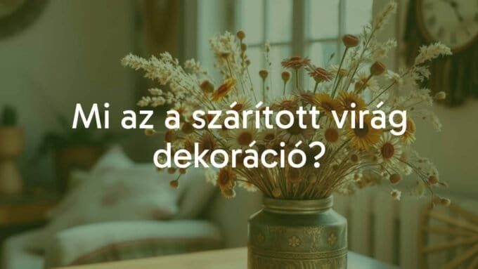 A beautiful arrangement of dried flowers in a rustic vase, warm natural lighting, boho style, cozy home decor, realistic.