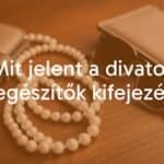 Stylish fashion accessories on a wooden table, including a pearl necklace, sunglasses, and a wallet, elegant and trendy vibe, soft lighting, realistic.