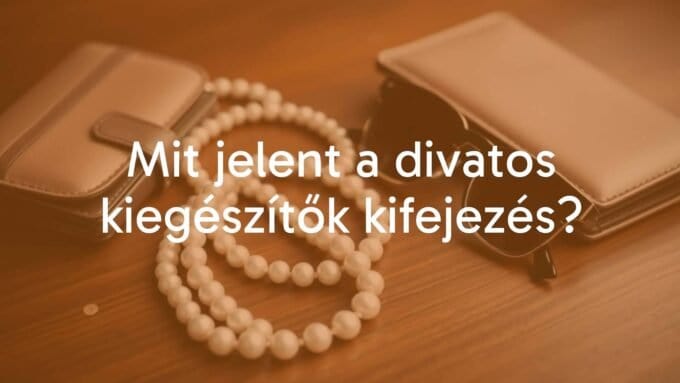 Stylish fashion accessories on a wooden table, including a pearl necklace, sunglasses, and a wallet, elegant and trendy vibe, soft lighting, realistic.