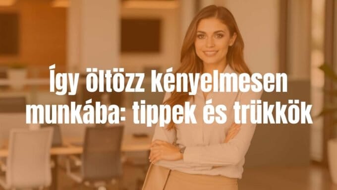 Stylish professional woman in comfortable work outfit, modern office background, elegant yet relaxed clothing, professional and confident vibe, realistic.