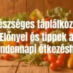 Colorful healthy food arranged on a wooden table, fresh vegetables and fruits, balanced meal, bright natural lighting, realistic.