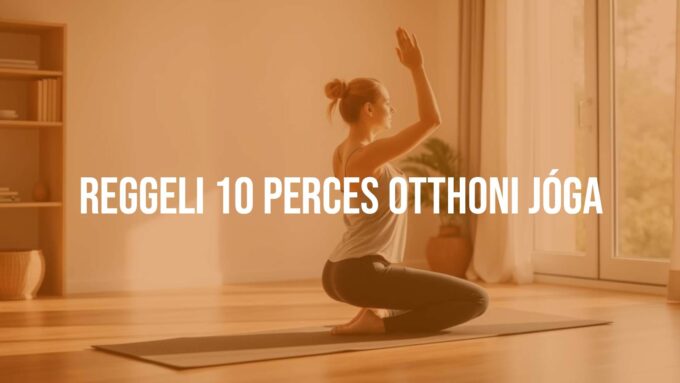 A woman practicing yoga at home in the morning, peaceful atmosphere, soft natural light, yoga mat, minimalist setting, realistic.