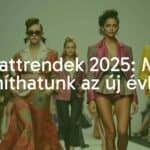 Fashion trends for 2025: vibrant colors, bold patterns, retro styles mixed with modern design, stylish models wearing elegant yet expressive outfits, bright and pastel tones, dynamic composition, fashion runway vibe.