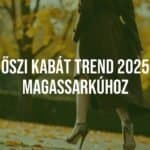 Elegant woman in a stylish 2025 autumn coat, walking confidently in high heels, golden leaves falling, romantic and warm atmosphere, realistic.