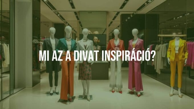 Fashion inspiration concept, stylish outfits displayed on mannequins in a modern boutique, vibrant colors, artistic composition, elegant and creative