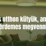 Modern smart home with connected devices like smart lights, thermostat, and security camera, cozy living room, futuristic yet inviting vibe.