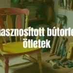 A creatively painted vintage wooden chair with bright colors, placed in a cozy room with DIY tools nearby, illustrative style.