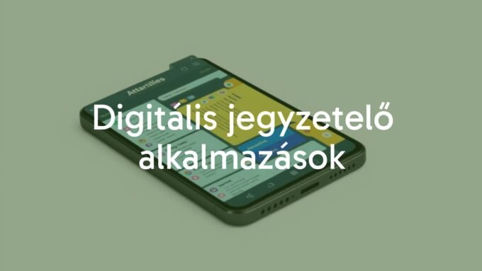 Digital notetaking app on smartphone, colorful interface, organized notes with checklists and tags, modern, clean design.